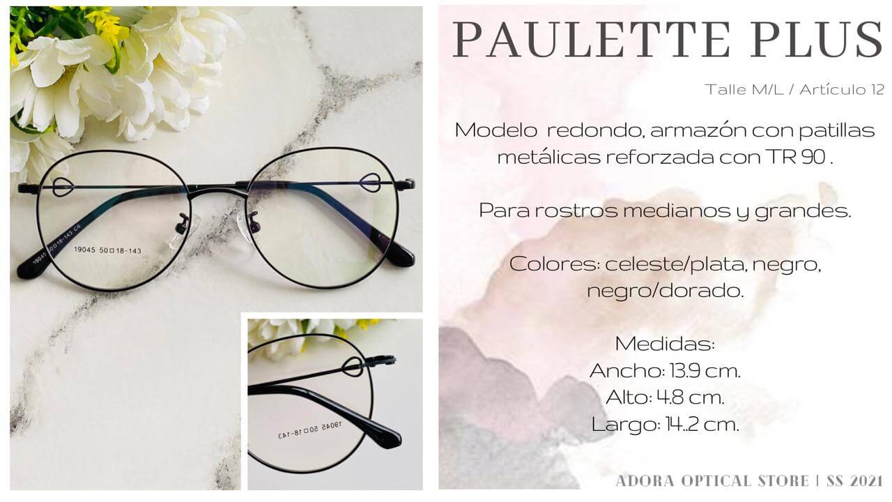 armazones de metal para graduaciones y anteojos recetados